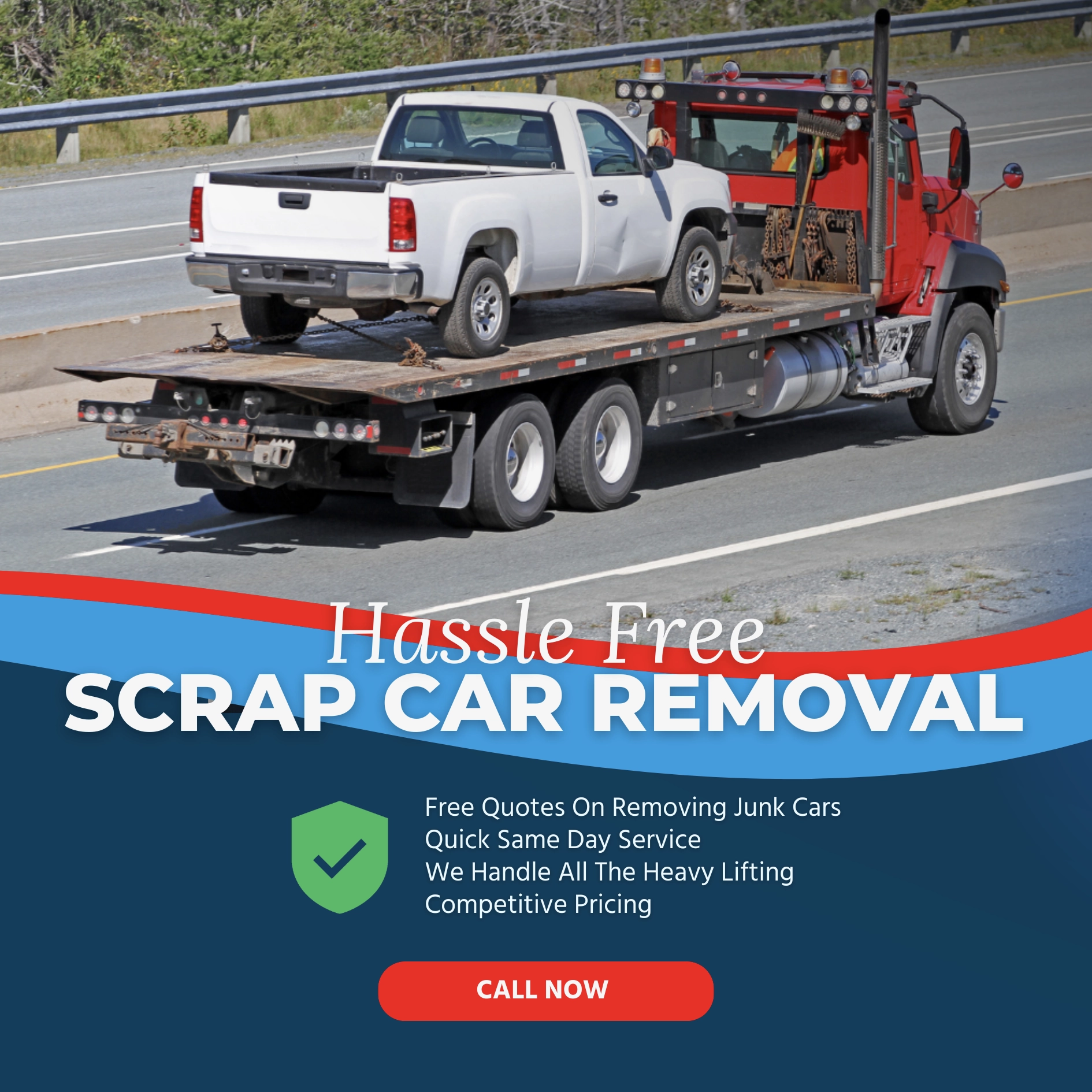 Dark Blue And Gold Modern Car Towing Service Instagram Post 11